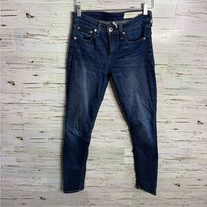 Rag & Bone Cate Mid Rise Skinny Jeans desert rose size 26